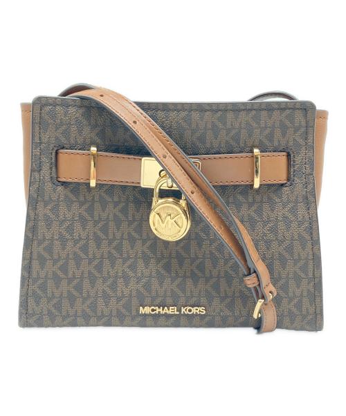 MICHAEL KORS（マイケルコース）MICHAEL KORS (マイケルコース) ショルダーバッグ ブラウンの古着・服飾アイテム