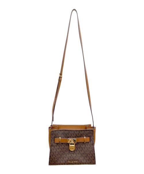 MICHAEL KORS（マイケルコース）MICHAEL KORS (マイケルコース) ショルダーバッグ ブラウンの古着・服飾アイテム