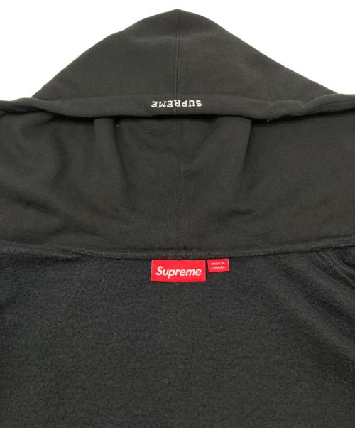 SUPREME（シュプリーム）SUPREME (シュプリーム) ジップパーカー ジップアップ フーデッドスウェットシャツ Sロゴ  ブラック サイズ:XLの古着・服飾アイテム