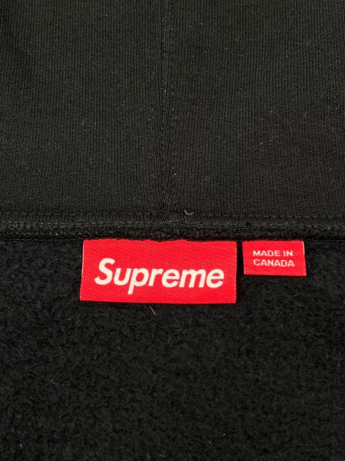 SUPREME（シュプリーム）SUPREME (シュプリーム) ジップパーカー ジップアップ フーデッドスウェットシャツ Sロゴ  ブラック サイズ:XLの古着・服飾アイテム