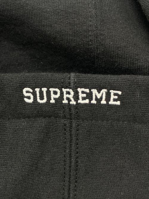 SUPREME（シュプリーム）SUPREME (シュプリーム) ジップパーカー ジップアップ フーデッドスウェットシャツ Sロゴ  ブラック サイズ:XLの古着・服飾アイテム