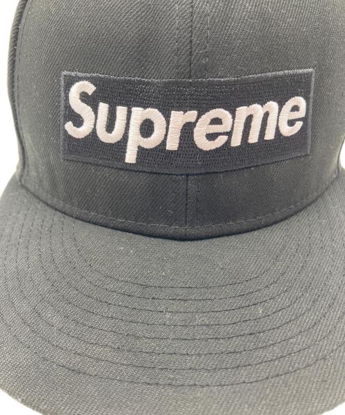New Era（ニューエラ）New Era (ニューエラ) SUPREME (シュプリーム) ボックスロゴキャップ ブラックの古着・服飾アイテム