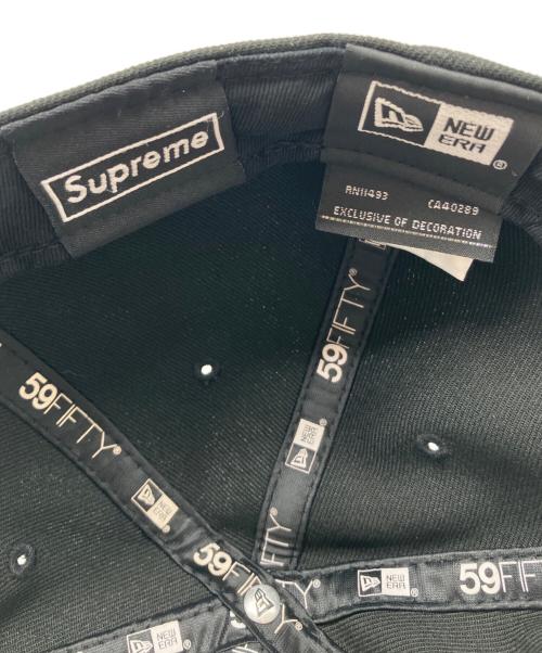 New Era（ニューエラ）New Era (ニューエラ) SUPREME (シュプリーム) ボックスロゴキャップ ブラックの古着・服飾アイテム