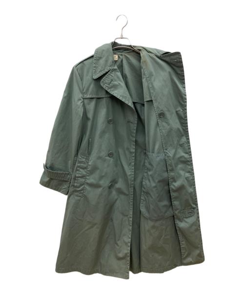 US ARMY（ユーエスアーミー）US ARMY (ユーエスアーミー) ロングトレンチコート　72年製 グリーン サイズ:36Rの古着・服飾アイテム