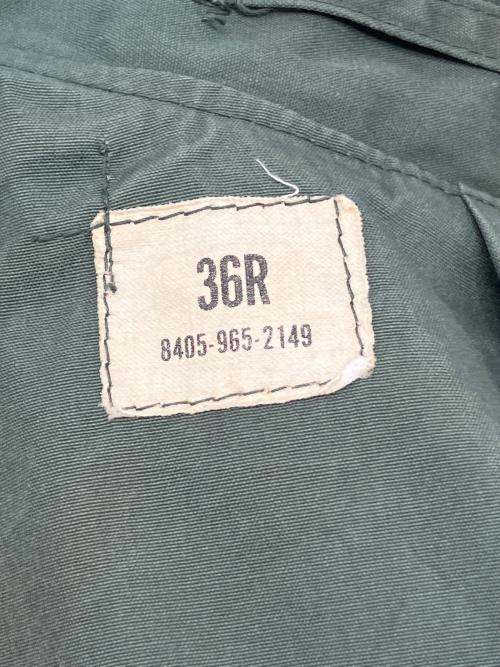 US ARMY（ユーエスアーミー）US ARMY (ユーエスアーミー) ロングトレンチコート　72年製 グリーン サイズ:36Rの古着・服飾アイテム