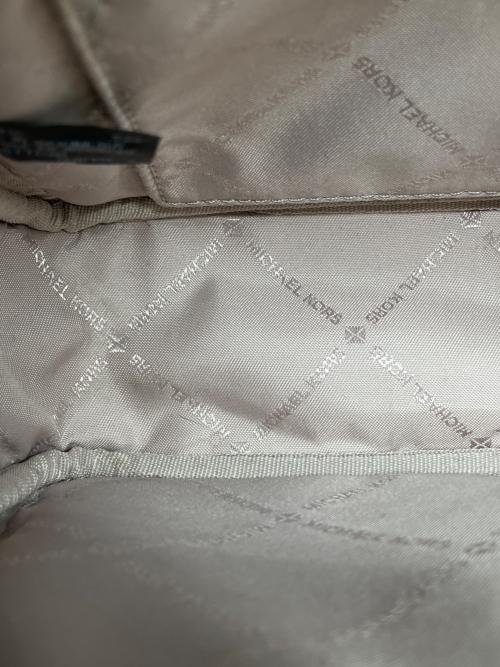 MICHAEL KORS（マイケルコース）MICHAEL KORS (マイケルコース) ショルダーバッグ ブラック×ホワイトの古着・服飾アイテム