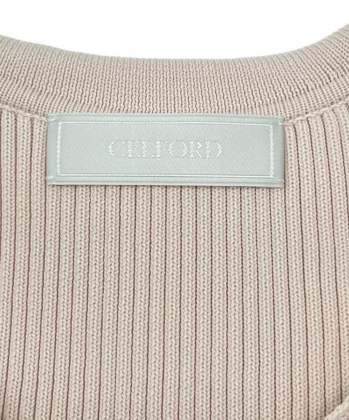 CELFORD（セルフォード）CELFORD (セルフォード) 長袖ワンピース ピンク サイズ:38の古着・服飾アイテム