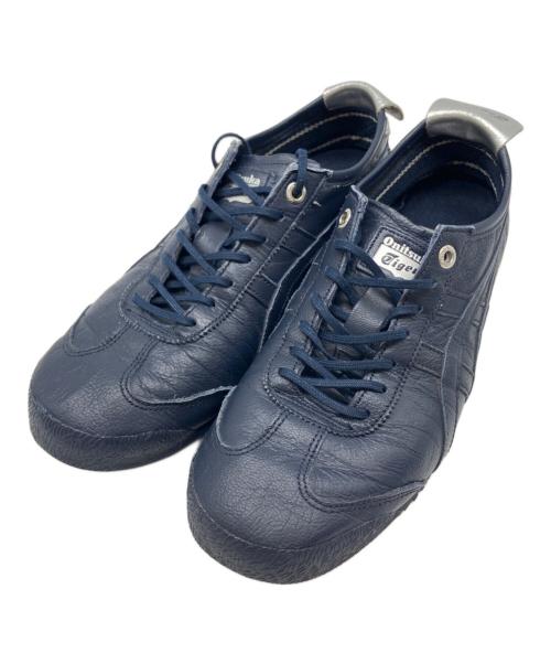 Onitsuka Tiger（オニツカタイガー）Onitsuka Tiger (オニツカタイガー) ローカットスニーカー MEXICO 66 SD（メキシコ ロクロク エスディー） ネイビー サイズ:23.5㎝の古着・服飾アイテム