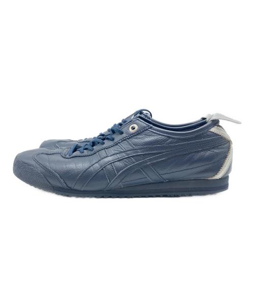 Onitsuka Tiger（オニツカタイガー）Onitsuka Tiger (オニツカタイガー) ローカットスニーカー MEXICO 66 SD（メキシコ ロクロク エスディー） ネイビー サイズ:23.5㎝の古着・服飾アイテム
