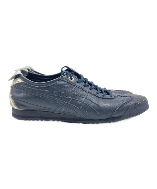 Onitsuka Tiger（オニツカタイガー）Onitsuka Tiger (オニツカタイガー) ローカットスニーカー MEXICO 66 SD（メキシコ ロクロク エスディー） ネイビー サイズ:23.5㎝の古着・服飾アイテム