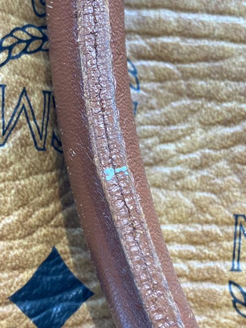 MCM（エムシーエム）MCM (エムシーエム) ミニボストンバッグ ブラウンの古着・服飾アイテム