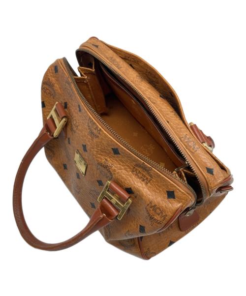 MCM（エムシーエム）MCM (エムシーエム) ミニボストンバッグ ブラウンの古着・服飾アイテム