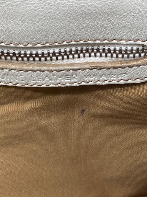 TOD'S（トッズ）TOD'S (トッズ) レザートートバッグ ホワイトの古着・服飾アイテム