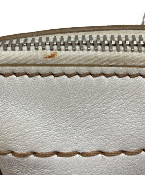 TOD'S（トッズ）TOD'S (トッズ) レザートートバッグ ホワイトの古着・服飾アイテム