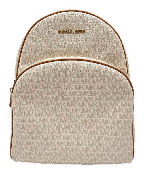 MICHAEL KORS（マイケルコース）MICHAEL KORS (マイケルコース) リュック ホワイトの古着・服飾アイテム