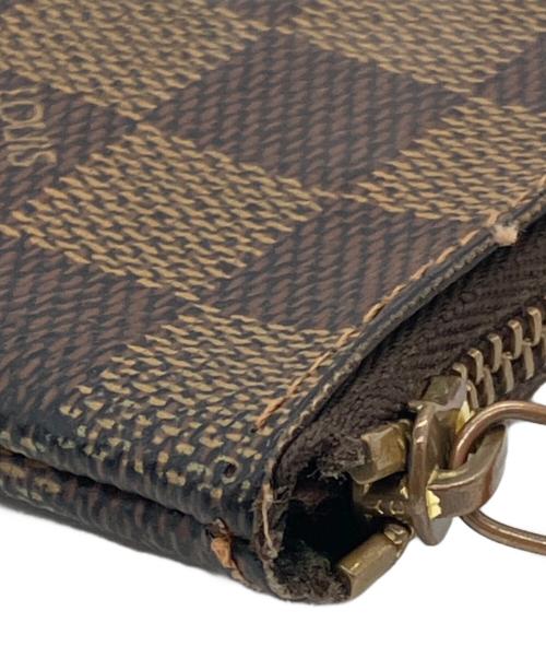LOUIS VUITTON（ルイ ヴィトン）LOUIS VUITTON (ルイ ヴィトン) ダミエ　キーリング付きコインケース ブラウンの古着・服飾アイテム