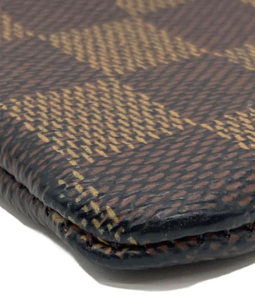 LOUIS VUITTON（ルイ ヴィトン）LOUIS VUITTON (ルイ ヴィトン) ダミエ　キーリング付きコインケース ブラウンの古着・服飾アイテム