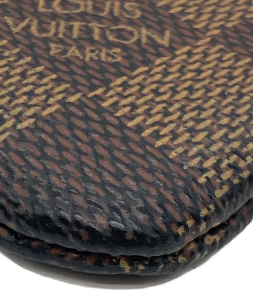 LOUIS VUITTON（ルイ ヴィトン）LOUIS VUITTON (ルイ ヴィトン) ダミエ　キーリング付きコインケース ブラウンの古着・服飾アイテム