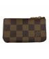 LOUIS VUITTON (ルイ ヴィトン) ダミエ　キーリング付きコインケース ブラウン：18000円