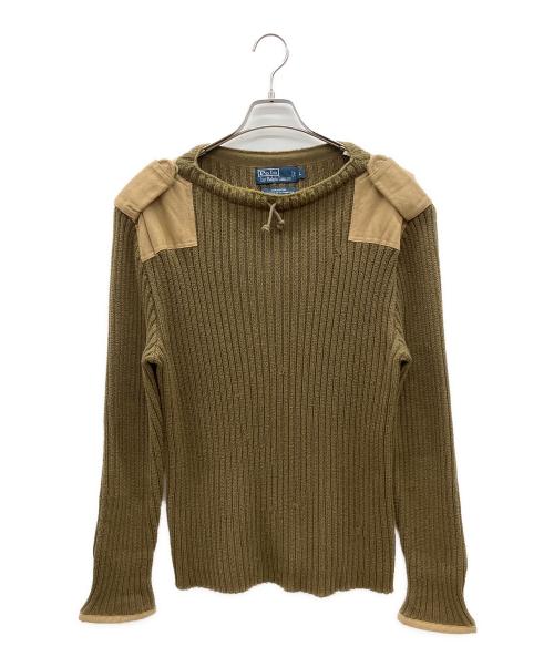 POLO RALPH LAUREN（ポロ・ラルフローレン）POLO RALPH LAUREN (ポロ・ラルフローレン) 厚手ニット グリーン サイズ:Lの古着・服飾アイテム