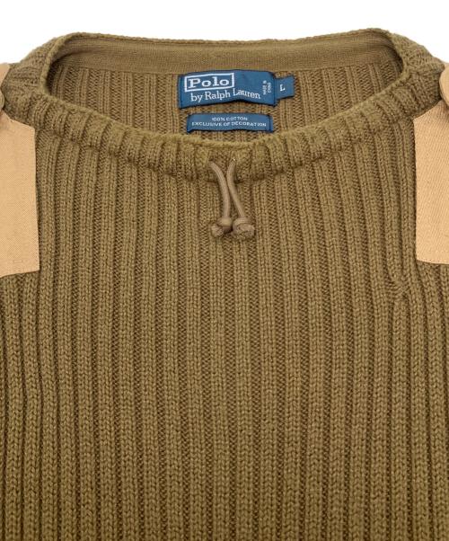 POLO RALPH LAUREN（ポロ・ラルフローレン）POLO RALPH LAUREN (ポロ・ラルフローレン) 厚手ニット グリーン サイズ:Lの古着・服飾アイテム