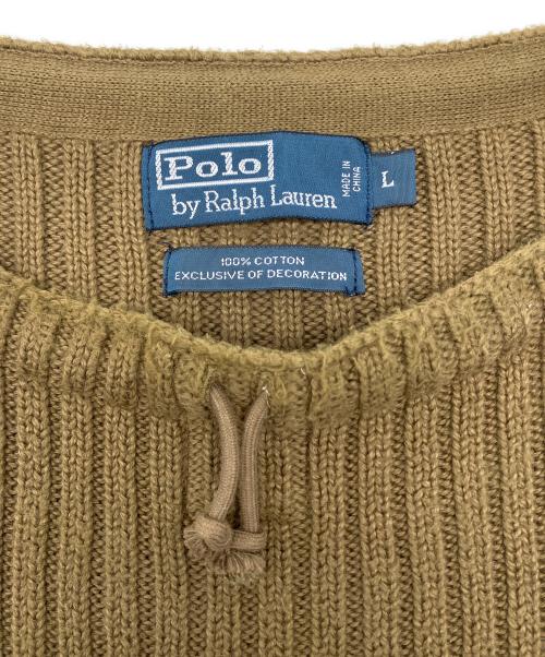 POLO RALPH LAUREN（ポロ・ラルフローレン）POLO RALPH LAUREN (ポロ・ラルフローレン) 厚手ニット グリーン サイズ:Lの古着・服飾アイテム