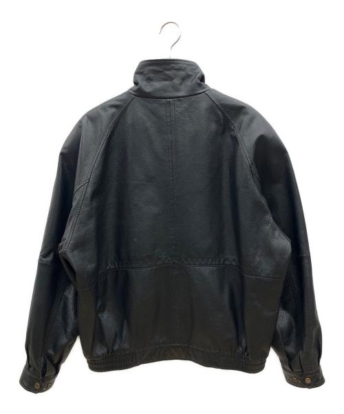 DAVID TAYLOR（デヴィット テイラー）DAVID TAYLOR (デヴィット テイラー) レザージャケット ブラック サイズ:Lの古着・服飾アイテム