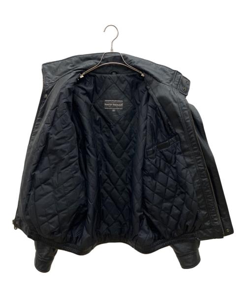 DAVID TAYLOR（デヴィット テイラー）DAVID TAYLOR (デヴィット テイラー) レザージャケット ブラック サイズ:Lの古着・服飾アイテム