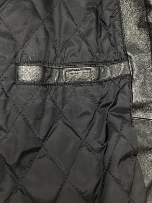 DAVID TAYLOR（デヴィット テイラー）DAVID TAYLOR (デヴィット テイラー) レザージャケット ブラック サイズ:Lの古着・服飾アイテム