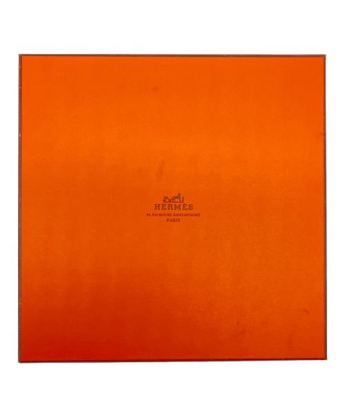 HERMES（エルメス）HERMES (エルメス) シルクスカーフ 	PLUMES(プルームズ) スカイブルーの古着・服飾アイテム