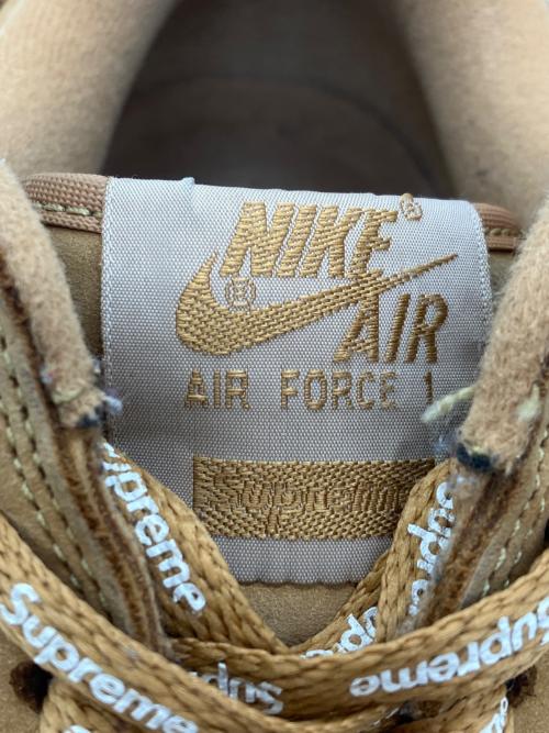 NIKE（ナイキ）NIKE (ナイキ) SUPREME (シュプリーム) AIR FORCE 1 LOW W ブラウン サイズ:27.5㎝の古着・服飾アイテム