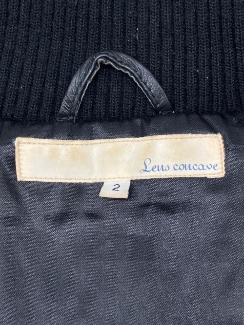 leus coucave（レンズコンケイブ）leus coucave (レンズコンケイブ) レザージャケット　豚革 ブラック サイズ:2の古着・服飾アイテム