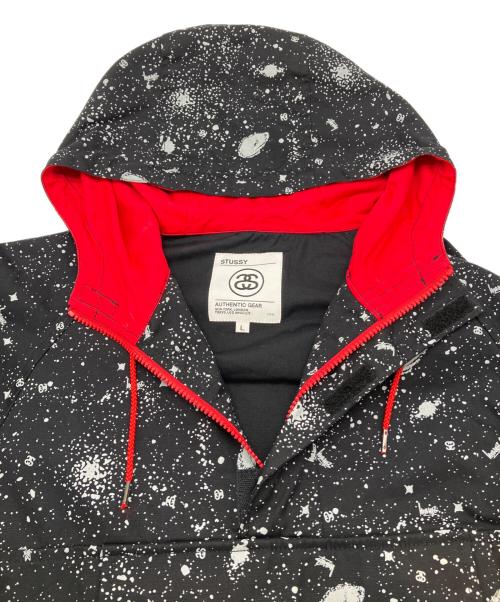 stussy（ステューシー）stussy (ステューシー) アノラックパーカー ブラック サイズ:Lの古着・服飾アイテム
