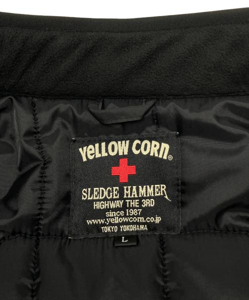YELLOW CORN（イエローコーン）YELLOW CORN (イエローコーン) ウィンタージャケット ブラック サイズ:Lの古着・服飾アイテム