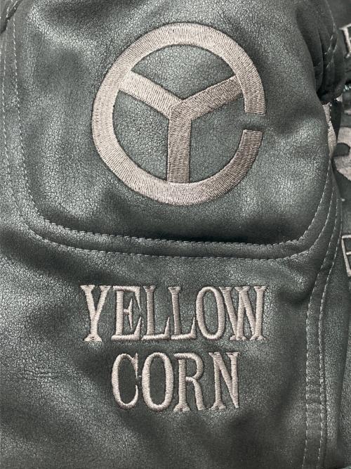 YELLOW CORN（イエローコーン）YELLOW CORN (イエローコーン) ウィンタージャケット ブラック サイズ:Lの古着・服飾アイテム