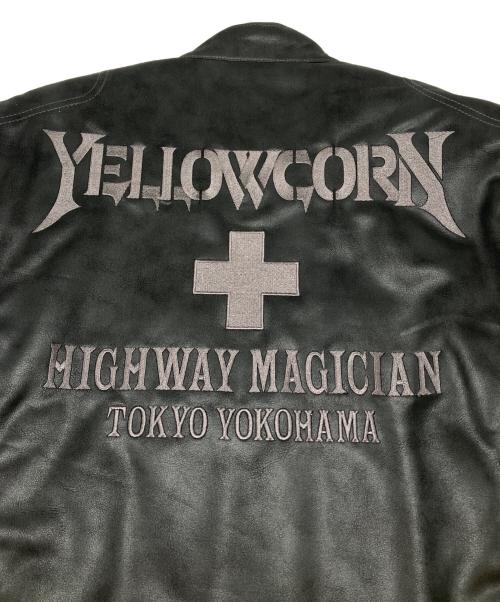 YELLOW CORN（イエローコーン）YELLOW CORN (イエローコーン) ウィンタージャケット ブラック サイズ:Lの古着・服飾アイテム
