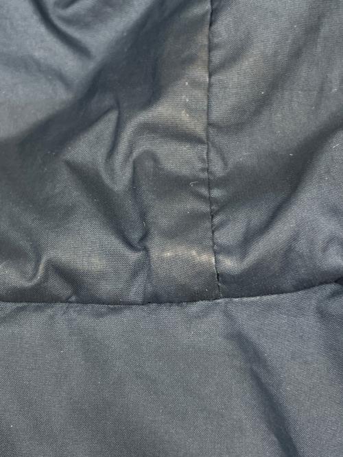 THE NORTH FACE（ザ ノース フェイス）THE NORTH FACE (ザ ノース フェイス) ダウンジャケット ベージュ×ネイビー サイズ:XSの古着・服飾アイテム