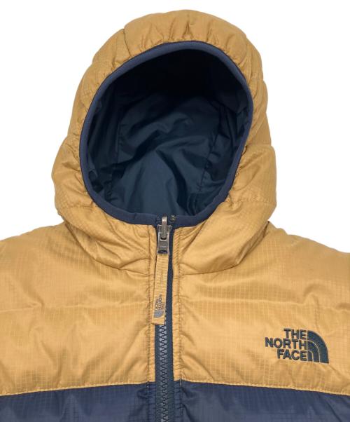 THE NORTH FACE（ザ ノース フェイス）THE NORTH FACE (ザ ノース フェイス) ダウンジャケット ベージュ×ネイビー サイズ:XSの古着・服飾アイテム