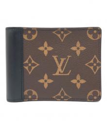 LOUIS VUITTON（ルイ ヴィトン）の古着「2つ折り財布」｜ブラウン×ブラック