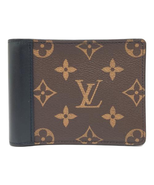LOUIS VUITTON（ルイ ヴィトン）LOUIS VUITTON (ルイ ヴィトン) 2つ折り財布 ブラウン×ブラックの古着・服飾アイテム
