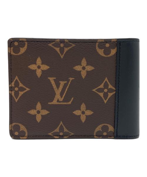 LOUIS VUITTON（ルイ ヴィトン）LOUIS VUITTON (ルイ ヴィトン) 2つ折り財布 ブラウン×ブラックの古着・服飾アイテム