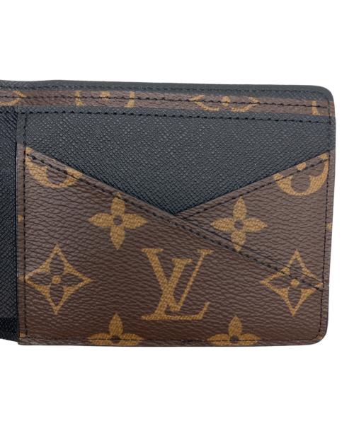 LOUIS VUITTON（ルイ ヴィトン）LOUIS VUITTON (ルイ ヴィトン) 2つ折り財布 ブラウン×ブラックの古着・服飾アイテム
