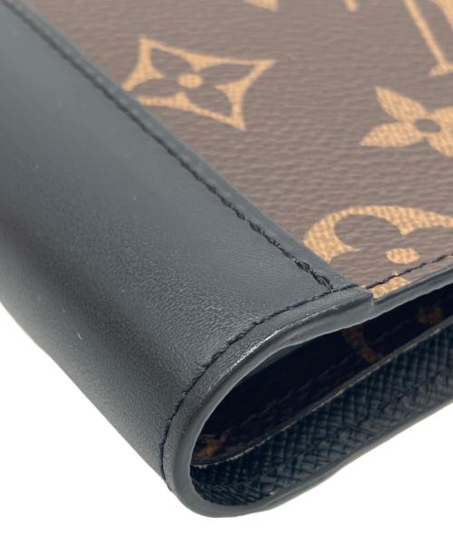 LOUIS VUITTON（ルイ ヴィトン）LOUIS VUITTON (ルイ ヴィトン) 2つ折り財布 ブラウン×ブラックの古着・服飾アイテム
