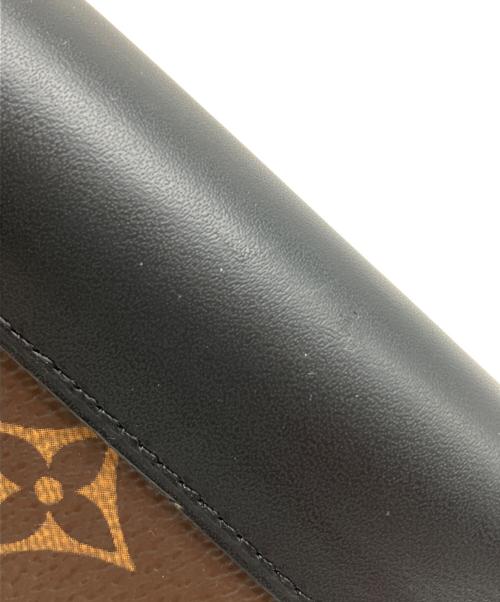 LOUIS VUITTON（ルイ ヴィトン）LOUIS VUITTON (ルイ ヴィトン) 2つ折り財布 ブラウン×ブラックの古着・服飾アイテム