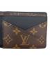 中古・古着 LOUIS VUITTON (ルイ ヴィトン) 2つ折り財布 ブラウン×ブラック：60000円