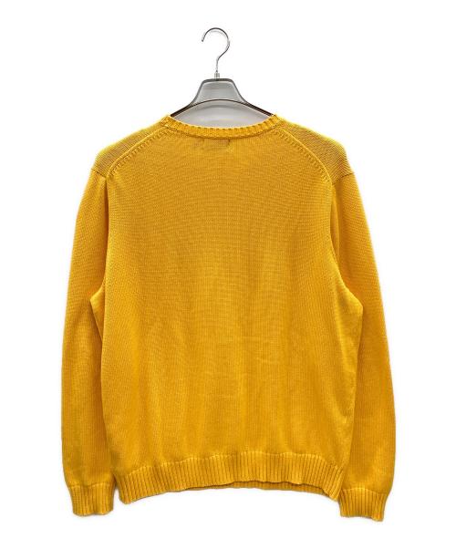 POLO RALPH LAUREN（ポロ・ラルフローレン）POLO RALPH LAUREN (ポロ・ラルフローレン) 厚手ニット イエロー サイズ:XLの古着・服飾アイテム