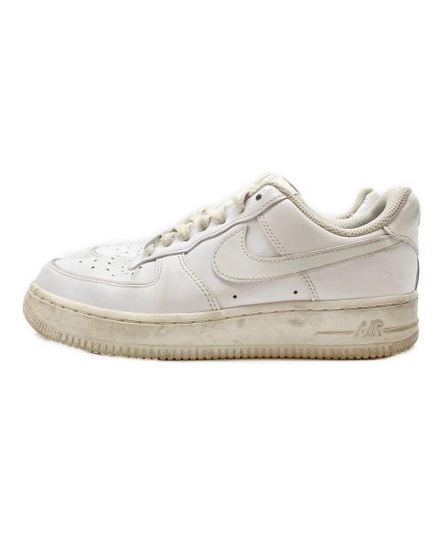 NIKE（ナイキ）NIKE (ナイキ) AIR FORCE1(エアフォースワン) ホワイト サイズ:23.5㎝の古着・服飾アイテム