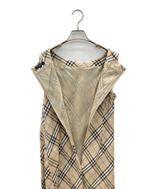 BURBERRY LONDON（バーバリーロンドン）BURBERRY LONDON (バーバリーロンドン) ノースリーブ・キャミソールワンピース ベージュ サイズ:13の古着・服飾アイテム