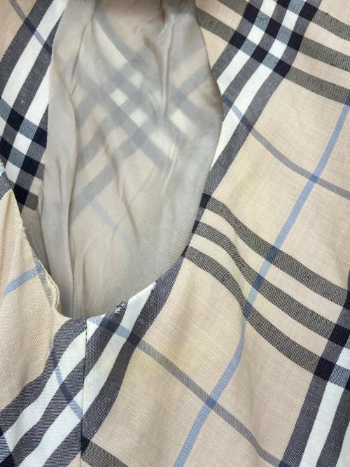BURBERRY LONDON（バーバリーロンドン）BURBERRY LONDON (バーバリーロンドン) ノースリーブ・キャミソールワンピース ベージュ サイズ:13の古着・服飾アイテム