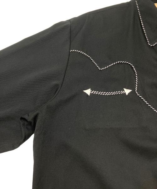 scully（スカリー）scully (スカリー) 長袖ワンピース　ウエスタンシャツ ブラック サイズ:XXLの古着・服飾アイテム